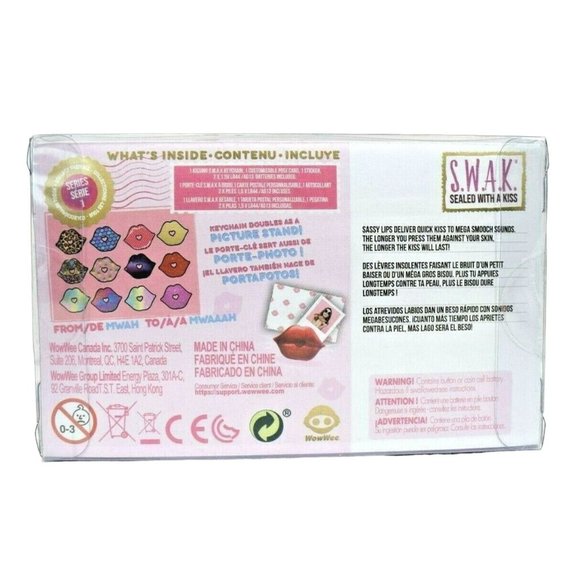 WowWee Sealed With a Kiss Kissable Keychain Stellar Kiss Series 1 S.W.A.K - Picture 2 of 3